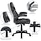 Flash Furniture Black Gaming Desk and Chair Set with Cup Holder BLN-X10D1904-BK-GG - alternate 2